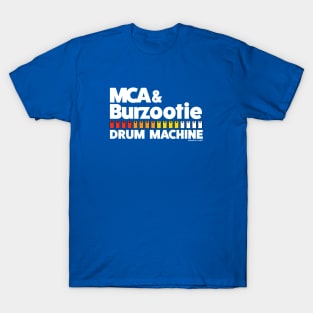 MCA & Burzootie Drum Machine Psycho Dust White T-Shirt